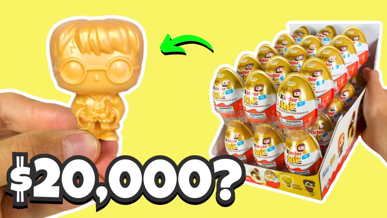 £30k Gold Harry Potter from Kinder Joy egg