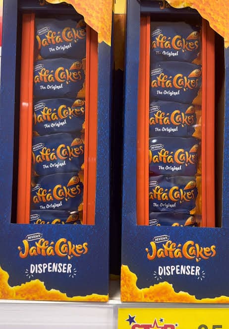 Jaffa cake dispenser